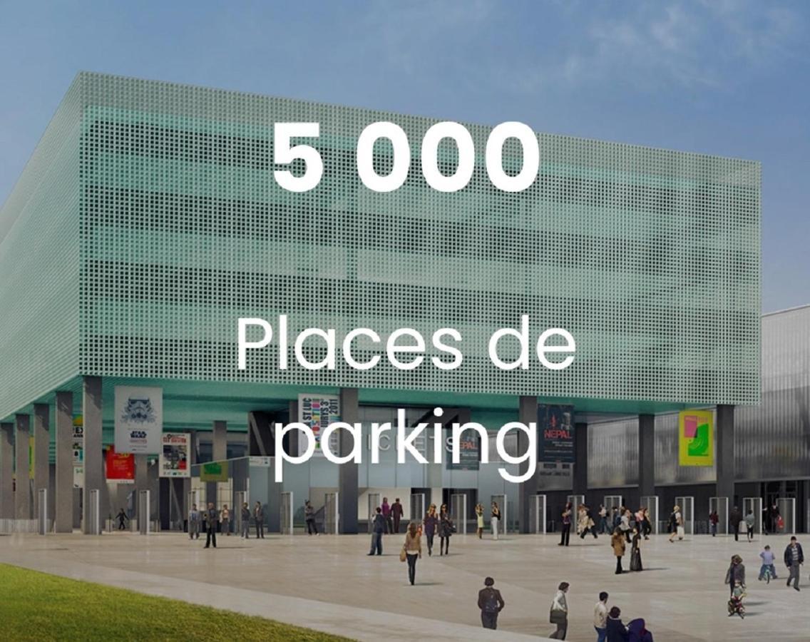 :) Spacieux T4 Aeroport, Ensoleille, Deco Soignee Blagnac Luaran gambar